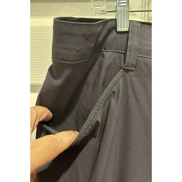 ORVIS Performance Tech Pants Mens 40x30 Gray Straight Water Repellant Flat Front - Picture 3 of 13